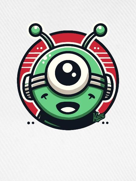 Freundlicher Alien-Cyclops