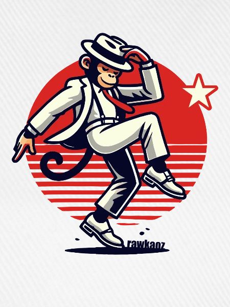 Moonwalk-Monkey Affentanz Affe
