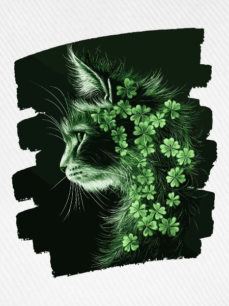 St Patricks day Katze