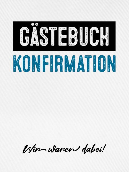 Gästebuch Konfirmation