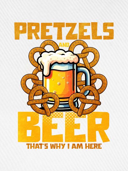 Pretzel Bier Liebe Design