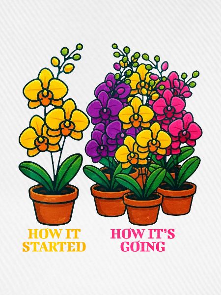 Blumenkunst: Entwicklung und Wachstum