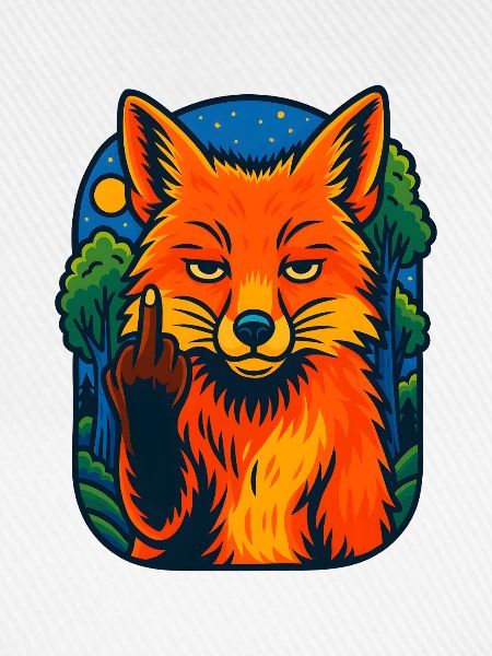 Mitternachtsfuchs rebellisch, liebe Füchse