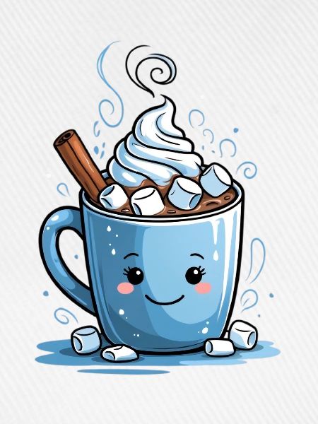 Kuscheliger Kakao-Mug mit Marshmallows