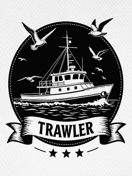 Trawler Nautik Seefahrt Silhouette