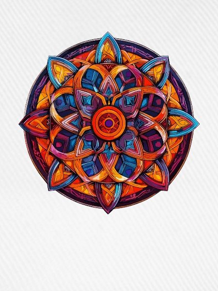 Farbmandala Kaleidoskop