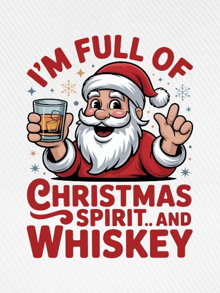 Weihnachts-Whiskey-Weihnachtsgeist