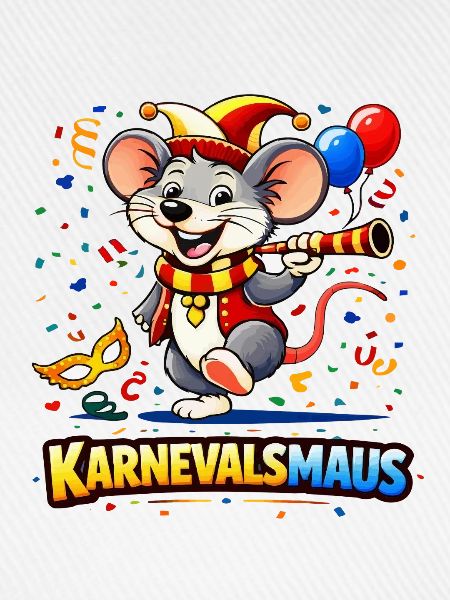 Karnevalsmaus Party-Motiv