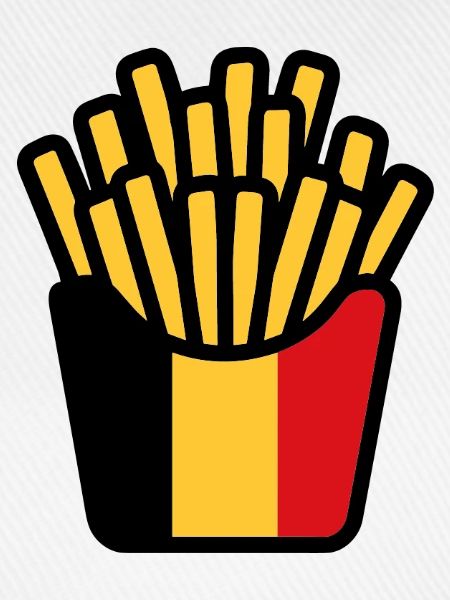 Pop-Art-Flaggenpommes