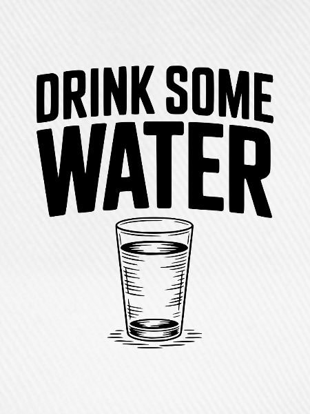 Trink etwas Wasser