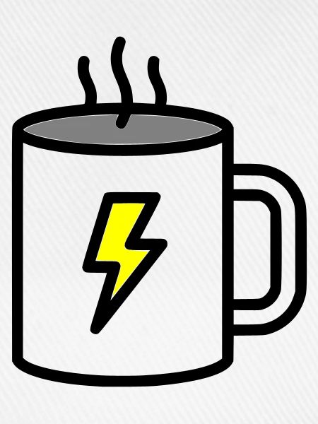 Starker Kaffee Tasse Strom