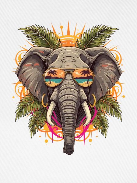 Elephanten-Sonnenbrille Tropen