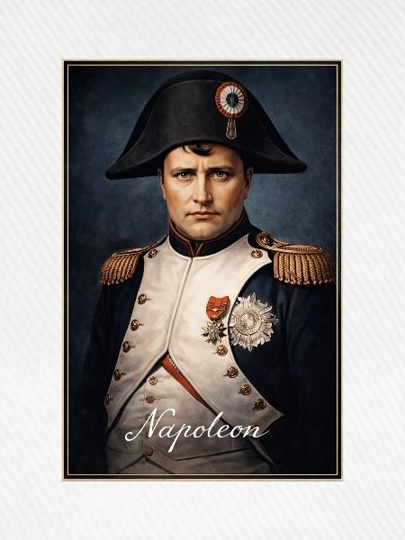 Napoleon Portrait Militäruniform