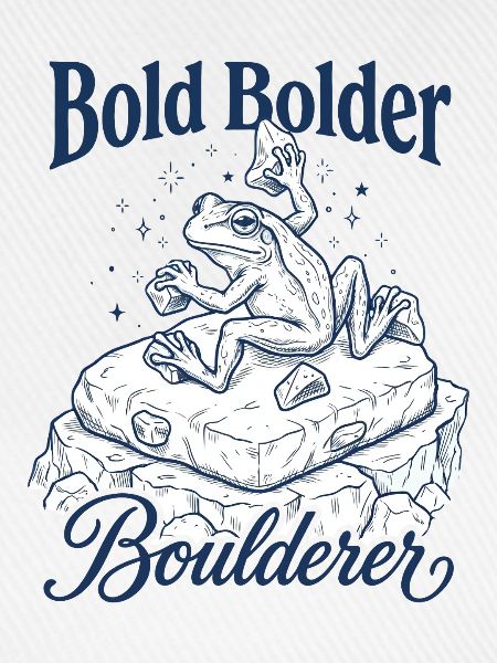 Bouldern Bold Bolder Boulderer