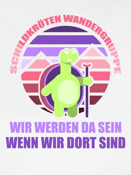 Schildkörten Wandergruppe Wander Bergsteiger