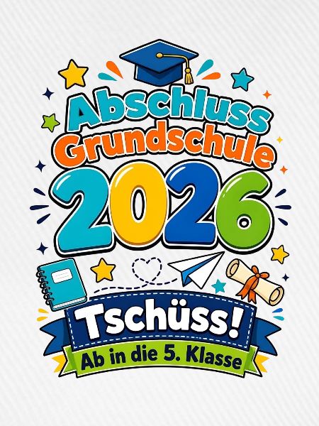 Abschluss Grundschule 2026 5. Klasse Abgänger