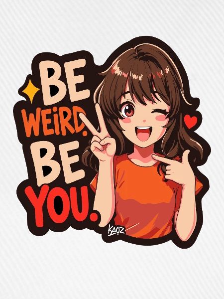 Sei seltsam, sei du Anime-Mädchen