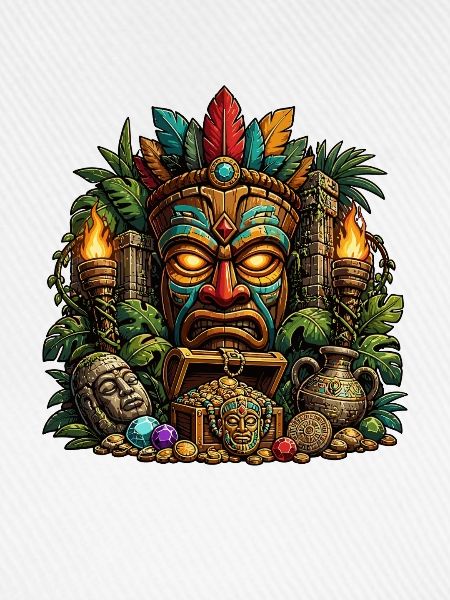 Tiki Totem Schatzmaske