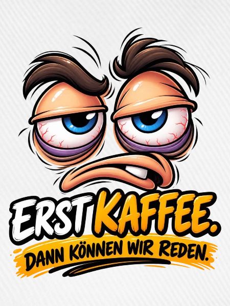 Erst Kaffee Dann Reden Cartoon