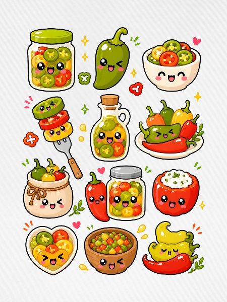 Kawaii Peperoni | Scharf & Eingelegt