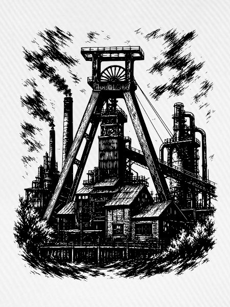Ruhrpott Förderturm