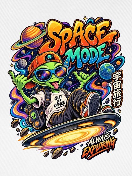 Space Mode Alien Surfing