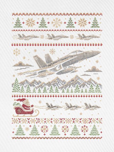 F18 Hornet Weihnachtspullover