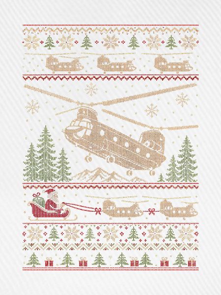 CH47 Chinook Weihnachtspullover