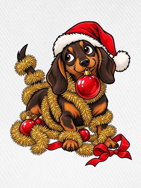 Weihnachten Dackel Hund Geschenkidee