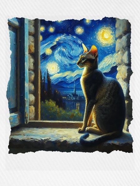 Orientalisch Kurzhaar Starry Night