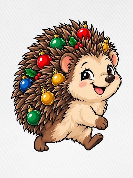 Weihnachten Igel Christbaumkugeln Geschenk