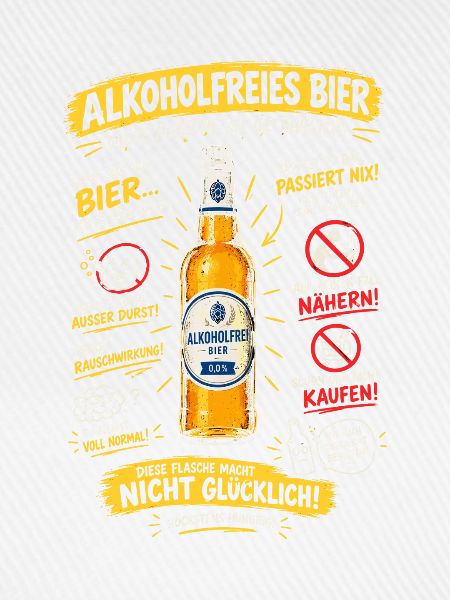 Alkoholfreies Bier 0,0% Design