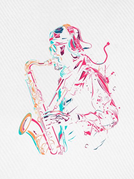 Saxophonist Steampunk