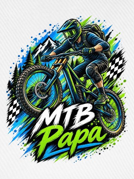 MTB Papa Abenteuerprint Geschenkidee