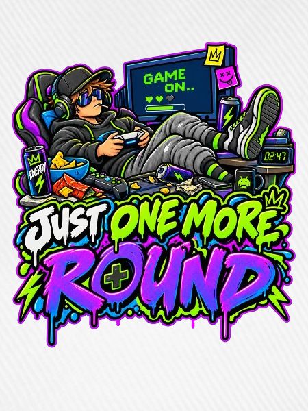 Just One More Round Neon