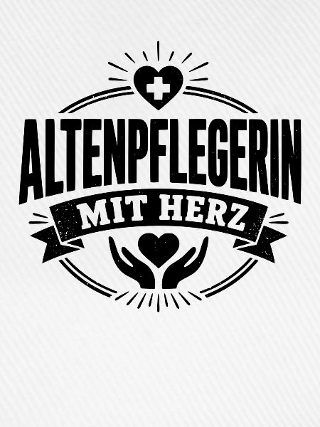 Altenpflegerin mit Herz