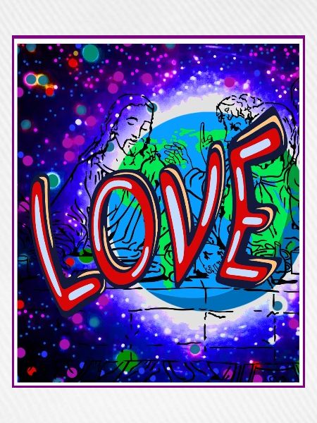 Love im Neon-Kosmos