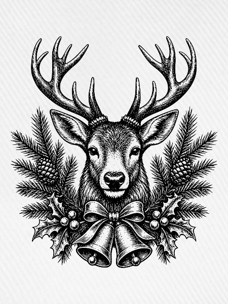 Weihnachten Hirsch