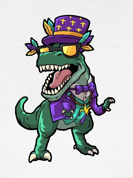 Mardi Gras Dino