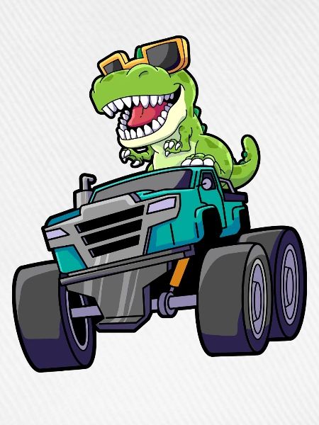 Monstertruck Dinosaurier