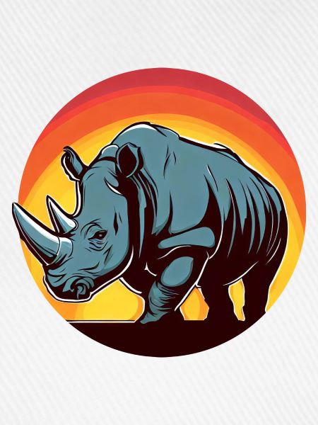 nashorn sunset rund
