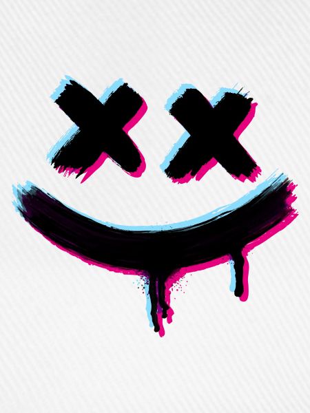 Smiley Glitch Böse