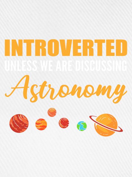 Diskussion über Astronomie Introvertiert Geschenk