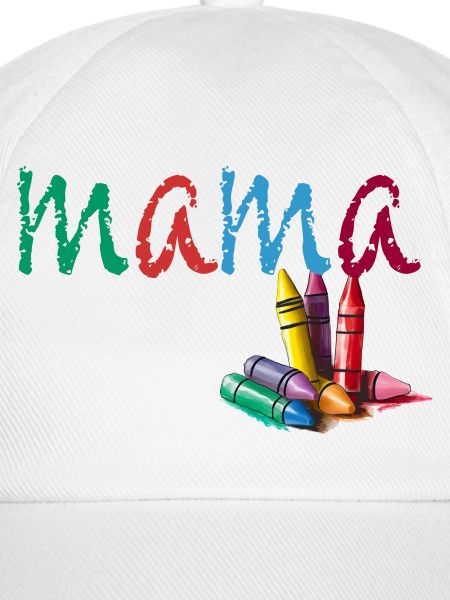 Mama - Kreide bunt