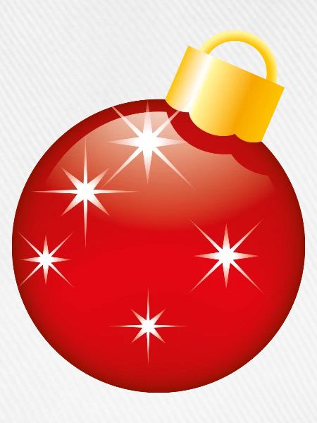Smiley Christmas bauble