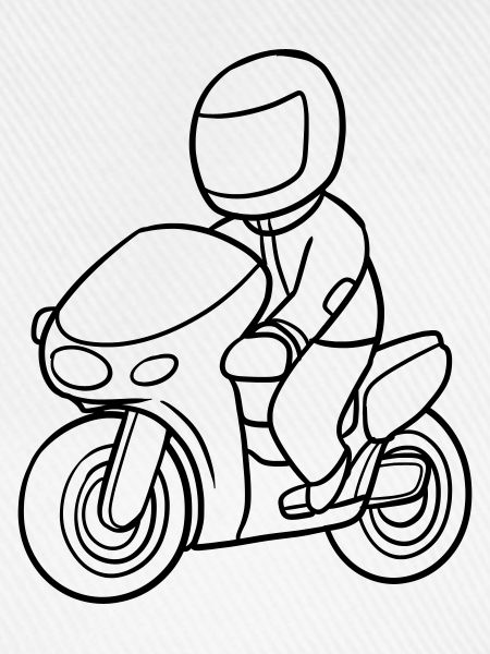 Motorradfahrer