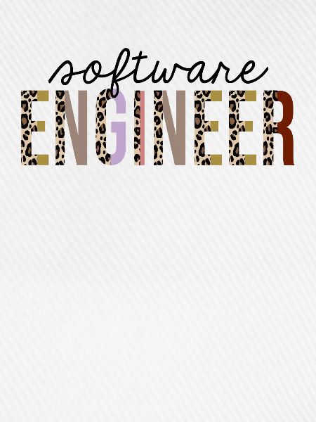 Softwareentwickler Leopard Print Funny