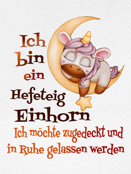 Hefeteig Einhorn