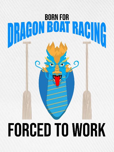 Drachenbootfahren-Thema für Drachenbootpaddeln