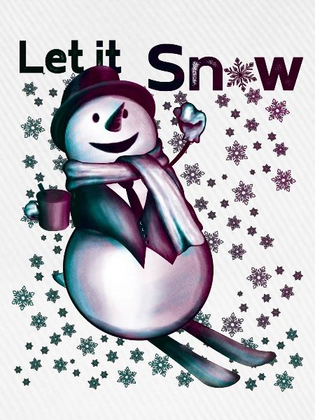 Let it Snow – Fröhlicher Schneemann